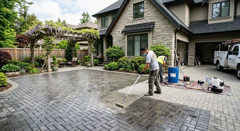 Porch Concrete Sealing in Tacoma, WA